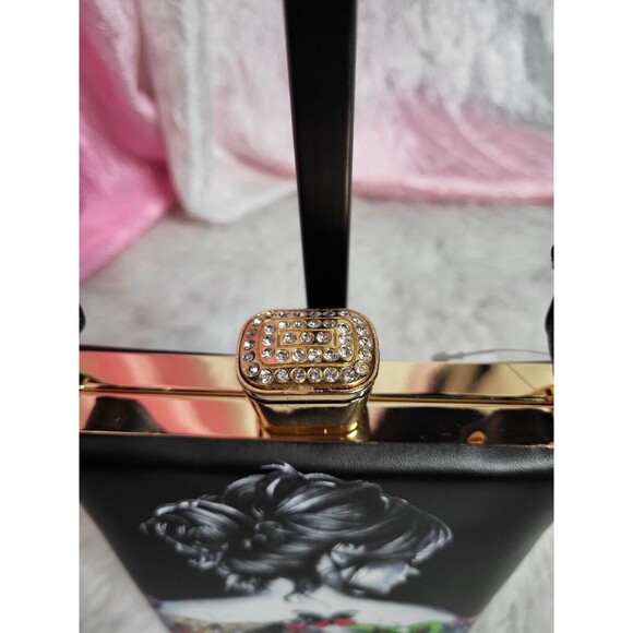 Butterfly Girl Flowers Evening Purse Party Clutch - Picture 3 of 8